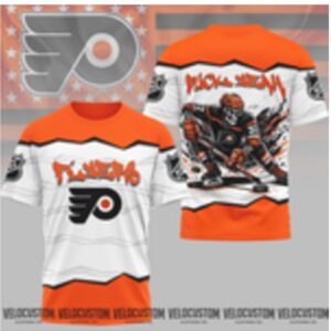 Philadelphia Hockey Skull Skeleton Graphic Sports Shirt