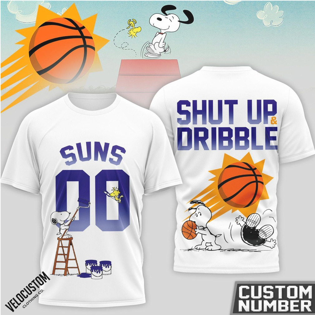Phoenix Suns Snoopy Basketball Custom Number Shirt Phoenix Suns Snoopy Basketball Custom Number Shirt