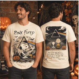Pink Floyd Snoopy Dark Side Of The Moon Halloween Shirt
