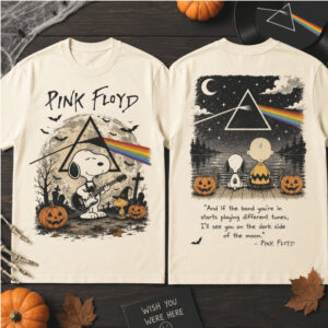 Pink Floyd Snoopy Dark Side Of The Moon Halloween Shirt
