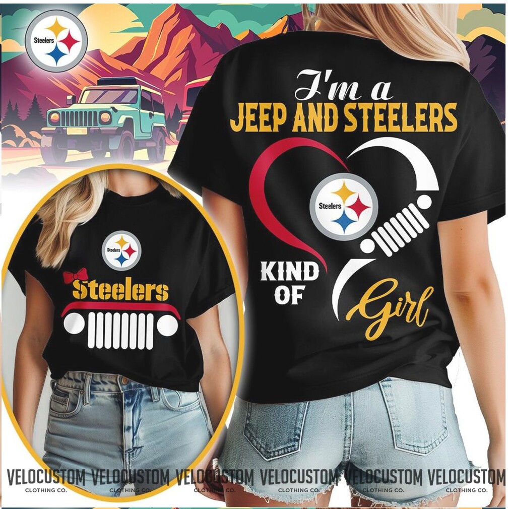 Pittsburgh Football Jeep Heart Kind Of Girl Shirt Pittsburgh Football Jeep Heart Kind Of Girl Shirt