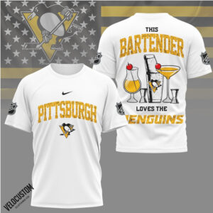 Pittsburgh Penguins Bartender Cocktail NHL Hockey Shirt