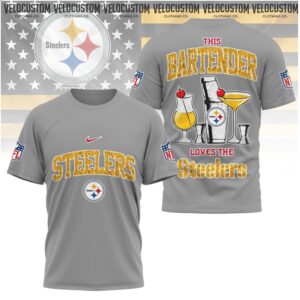 Pittsburgh Steelers Bartender Cocktail Drink Fan Shirt