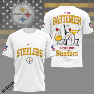Pittsburgh Steelers Bartender Cocktail Drink Fan Shirt
