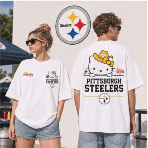 Pittsburgh Steelers Hello Kitty Cowboy Football Shirt