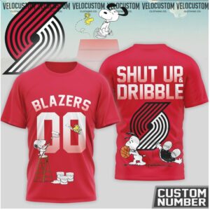 Portland Basketball Snoopy Dribble Shirt