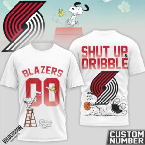 Portland Basketball Snoopy Dribble Shirt