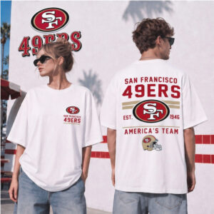 San Francisco 49ers Football Retro Helmet Est 1946 Shirt