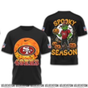 San Francisco 49ers Grinch Pumpkin Spooky Season Shirt