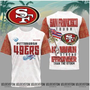 San Francisco 49ers Maui Strong Hawaii Turtle Polynesian Football Shirt