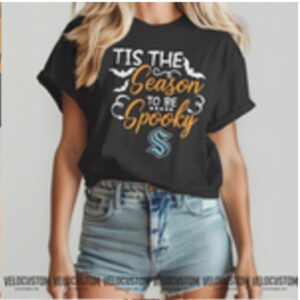 Seattle Kraken Hockey Pumpkin Spooky Season Shirt