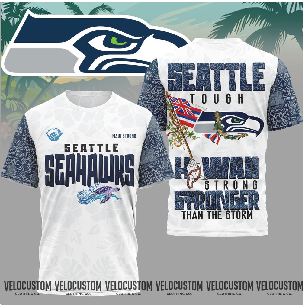 Seattle Seahawks Hawaii Stronger Than The Storm Shirt Seattle Seahawks Hawaii Stronger Than The Storm Shirt