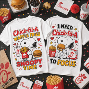 Snoopy Chick Fil A Fast Food Shirt