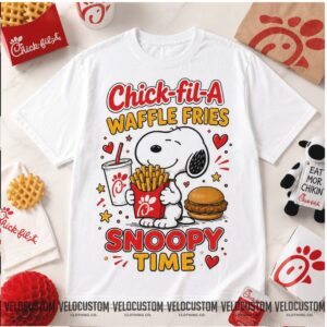 Snoopy Chick Fil A Fast Food Shirt