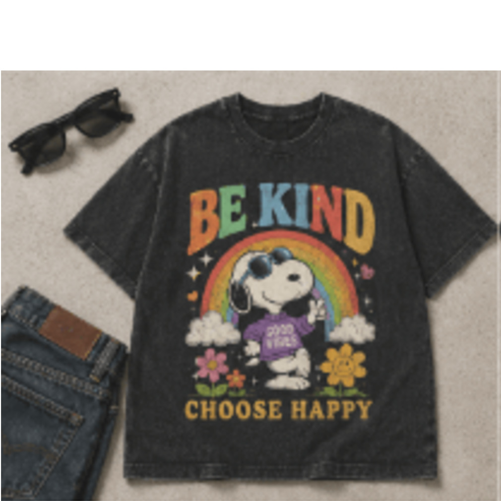 Snoopy Rainbow Be Kind Vintage Style Shirt Snoopy Rainbow Be Kind Vintage Style Shirt