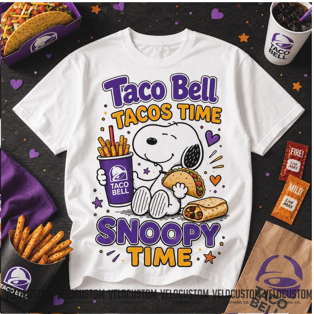 Snoopy Taco Bell Fast Food Shirt Snoopy Taco Bell Fast Food Shirt