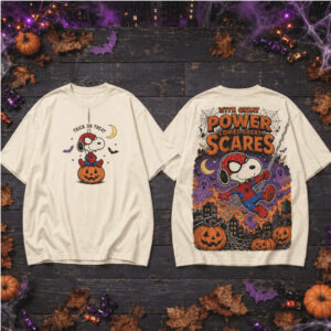 Spider Man Snoopy Marvel Comic Hero Halloween Shirt