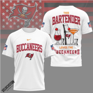 Tampa Bay Buccaneers Bartender Loves Buccaneers Shirt