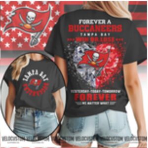 Tampa Bay Buccaneers Football Heartbeat Forever Win Or Lose Shirt
