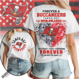Tampa Bay Buccaneers Football Heartbeat Forever Win Or Lose Shirt