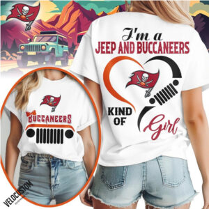 Tampa Bay Football Jeep Heart Kind Of Girl Shirt