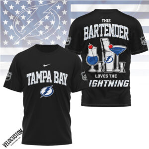 Tampa Bay Hockey Bartender Loves the Lightning Shirt