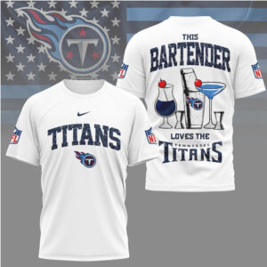 Tennessee Titans Bartender Cocktail Drink Football Shirt