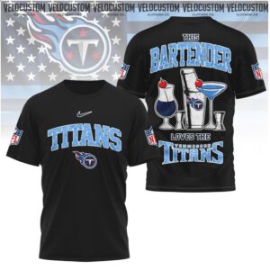 Tennessee Titans Bartender Cocktail NFL Football Shirt