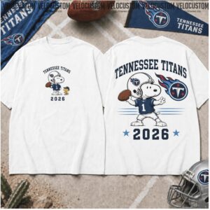 Tennessee Titans Snoopy Football 2026 Shirt