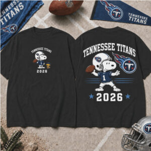 Tennessee Titans Snoopy Football 2026 Shirt