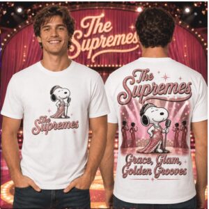 The Supremes Snoopy Vintage Music Graphic Shirt