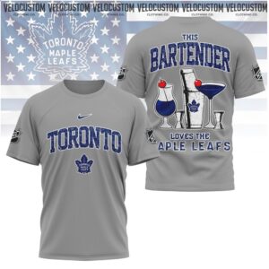Toronto Maple Leafs Bartender Cocktail Drink Fan Shirt