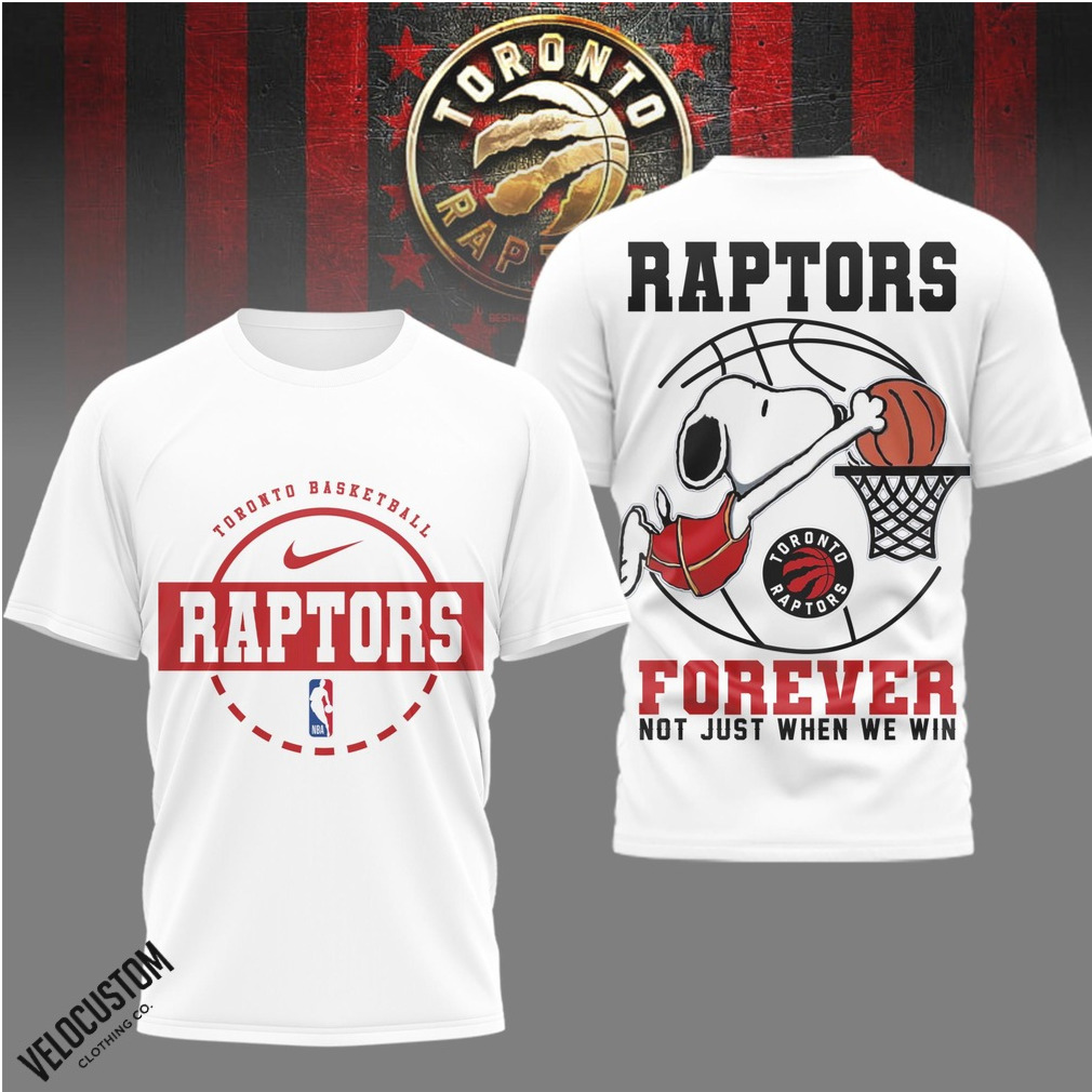 Toronto Raptors Snoopy Basketball Forever Shirt Toronto Raptors Snoopy Basketball Forever Shirt