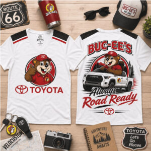 Toyota Truck Buc Ees Mascot Road Ready Shirt