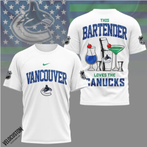 Vancouver Canucks Bartender Cocktail NHL Hockey Shirt