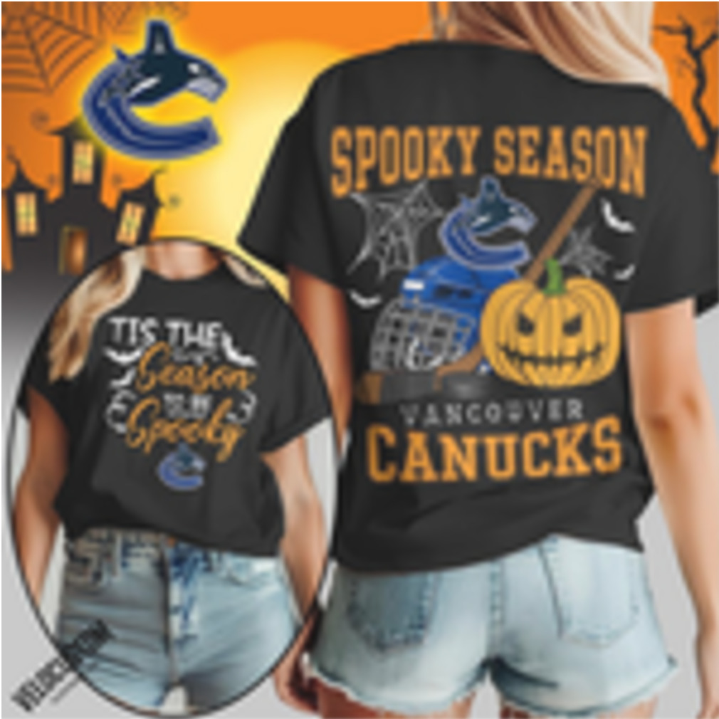 Vancouver Canucks Hockey Pumpkin Spooky Season Shirt Vancouver Canucks Hockey Pumpkin Spooky Season Shirt