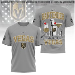 Vegas Golden Knights Bartender Cocktail NHL Hockey Shirt