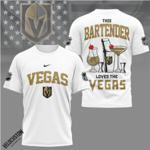 Vegas Golden Knights Bartender Cocktail NHL Hockey Shirt
