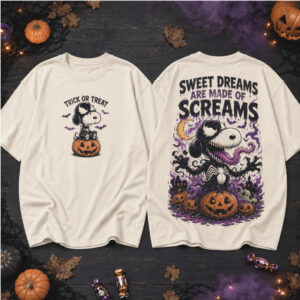 Venom Snoopy Marvel Spooky Screams Halloween Shirt