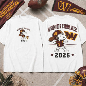 Washington Commanders Snoopy Football 2026 Shirt