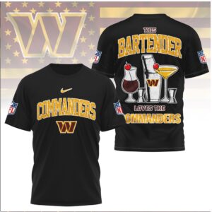 Washington Football This Bartender Loves The Commanders Shirt