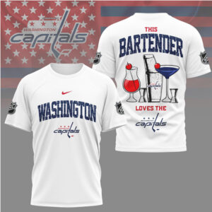 Washington Hockey Bartender Cocktail Shaker Shirt