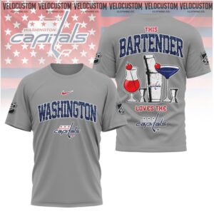 Washington Hockey Bartender Loves the Capitals Shirt