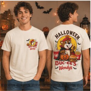 Wendy Fast Food Halloween Buc Ees Spooky Shirt