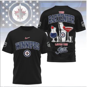 Winnipeg Hockey This Bartender Loves The Jets Shirt