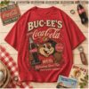 Buc ees Coca Cola Beaver Mascot Ice Cold Refreshing Road Trip Vintage Red Shirt Buc ees Coca Cola Beaver Mascot Ice Cold Refreshing Road Trip Vintage Red Shirt